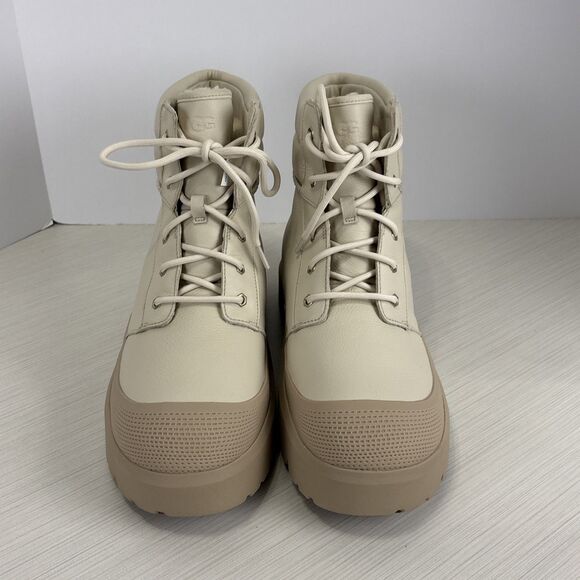UGG UNISEX NEUMEL HIGH WEATHER HYBRID BIRCH /WHITE PEPPER BOOTS MEN SIZE 12 NEW - Picture 2 of 8